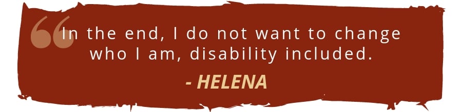 helena spina bifida disability quote