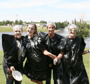 pie in the face at 180 medical