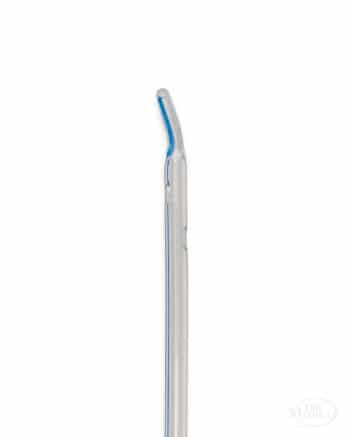 Coude catheter Tip with Guide Stripe