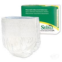 Select Protective Underwear for Incontinence