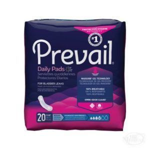 Prevail daily pads package