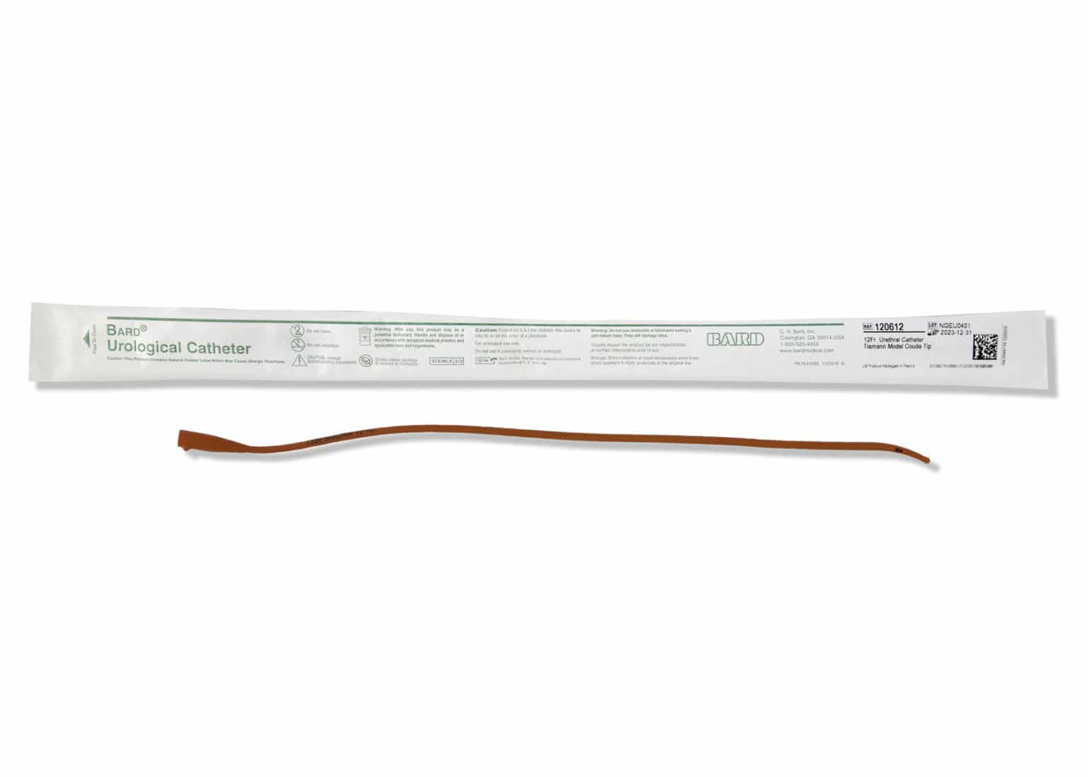 Bard Coudé Tip Intermittent Catheter 180 Medical