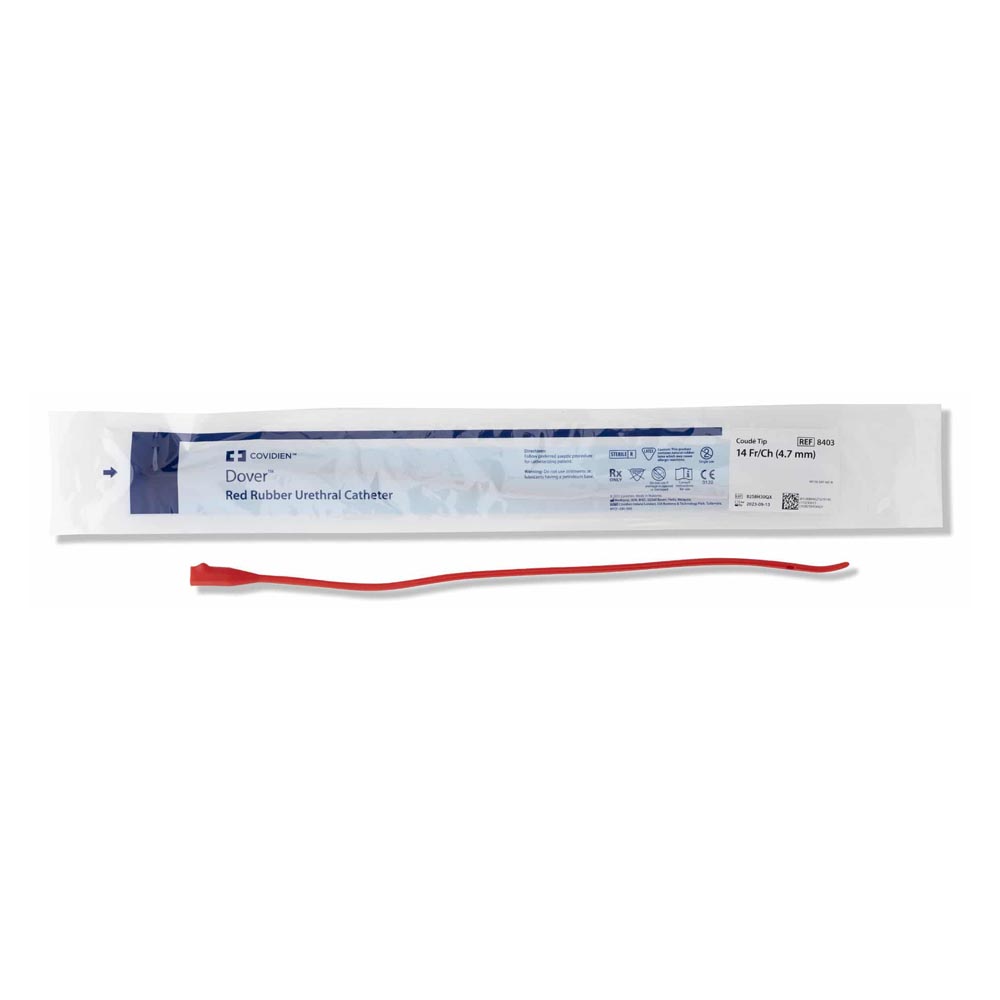 8403 Covidien Dover Red-Rubber Catheter