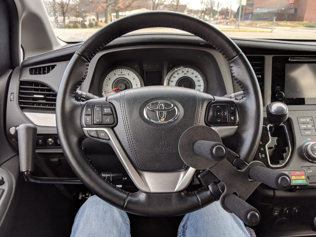 steering wheel hand controls