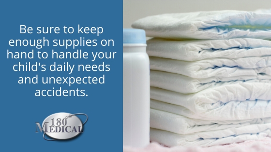 be prepared with incontinence supplies