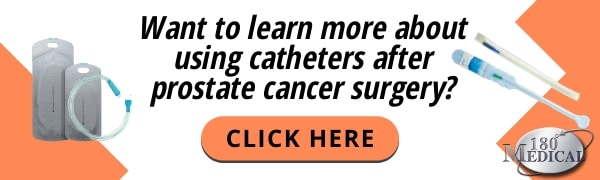 using catheters after prostate cancer surgery