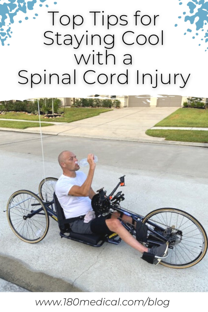 tips for staying cool and avoiding overheating with a spinal cord injury