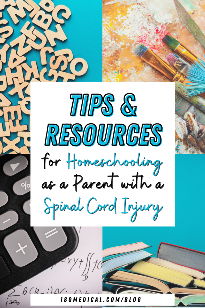 homeschooling tips and resources for parents with a spinal cord injury