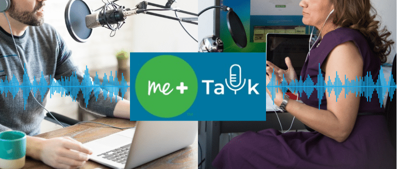 me+ talk ostomy podcast blog header
