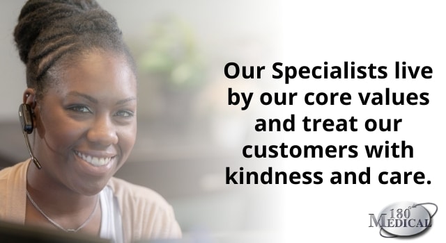 Our Specialists live by our core values and treat our customers with kindness and care.