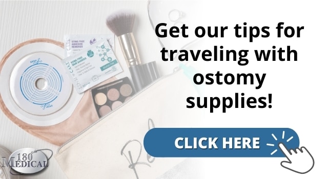 click here to get our tips for traveling with ostomy supplies