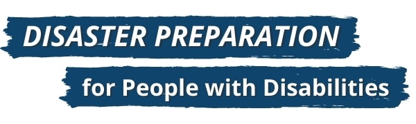 Disaster Preparation for People with Disabilities blog header