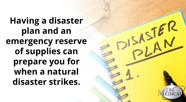 having a disaster plan will help you feel more prepared