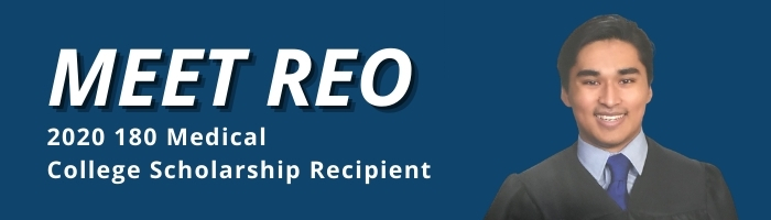 Meet Reo, 2020 180 Medical SCI Scholarship Recipient