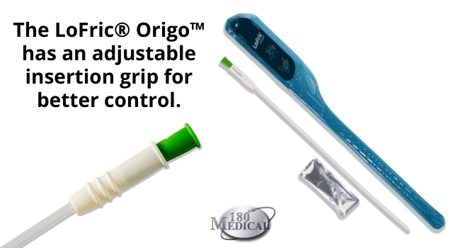LoFric Origo catheter with adjustable in
