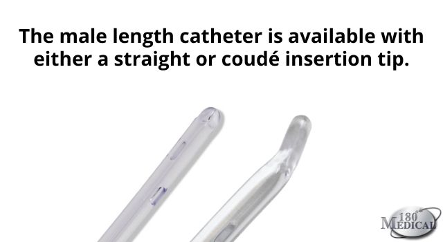 catheter insertion tips straight catheters coude catheters