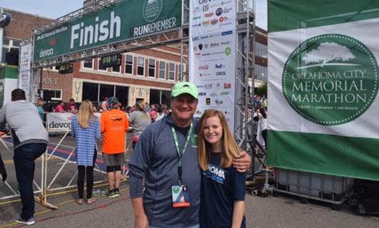 lindsay at okc memorial marathon