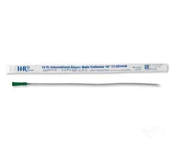 HR Pharma TruCath 14 Fr Intermittent Coude Male Catheter cc1416 with dual open package