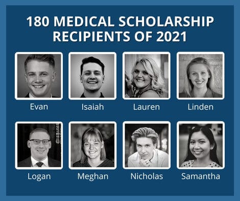2021 180 Medical Scholarship Recipients