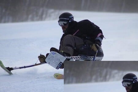 Erik Monoskiing in X Games