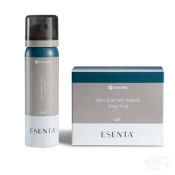 Esenta Sting Free Skin Barrier Spray and Wipes