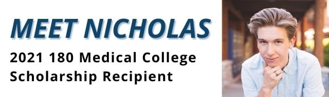 Nicholas, 180 medical college scholarship recipient - spinal cord injury