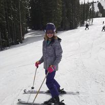 Meghan Skiing