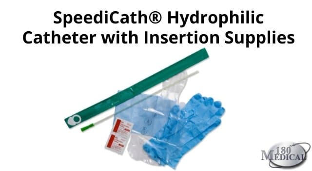 speedicath hydrophilic catheter with insertion supplies 284831