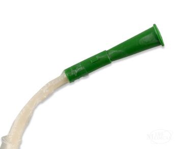 70144 Hollister Vapro Pocket Catheter 14 French Green Funnel end with dry sleeve