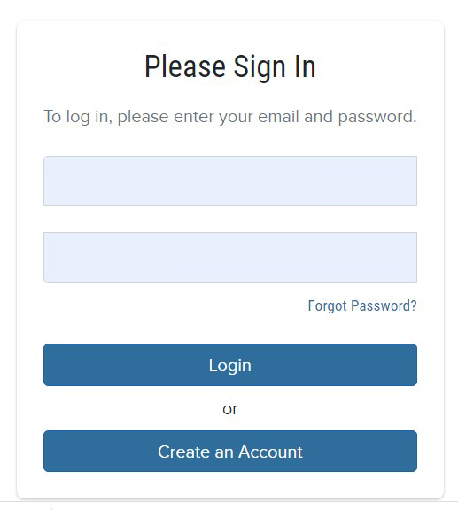 Customer portal login