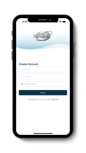 180 medical app login and create account