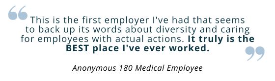 180 medical employee review quote 1