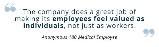 180 medical employee review quote 2