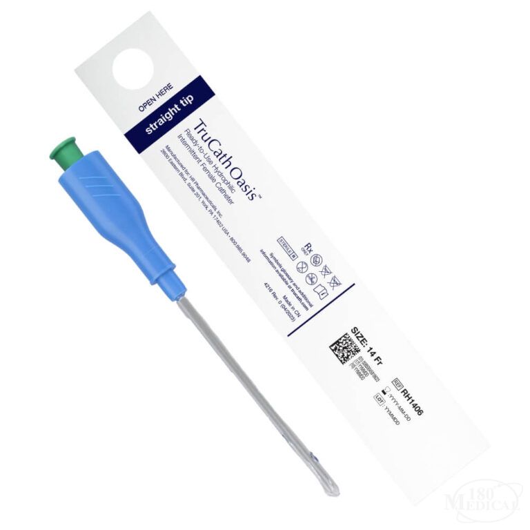 HR TruCath Oasis ReadytoUse Hydrophilic Female Catheter