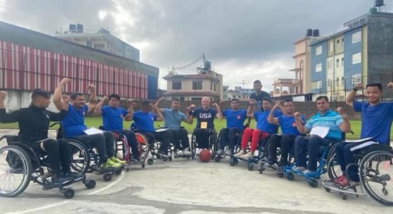 quadriplegics in nepal at the spinal cord injury rehabilitation center