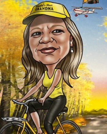 Bobbie's 10 Year Anniversary Caricature