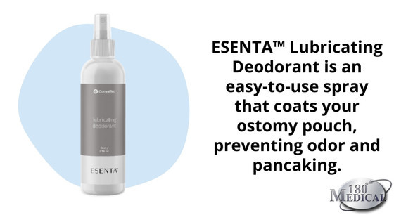 esenta lubricating deodorant spray for ostomy