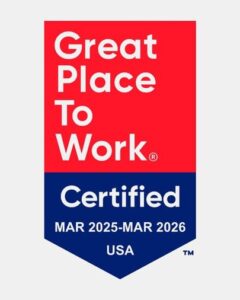Great Place to Work Certified 2025 - 2026