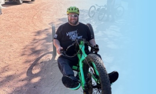 ryan on handcycle