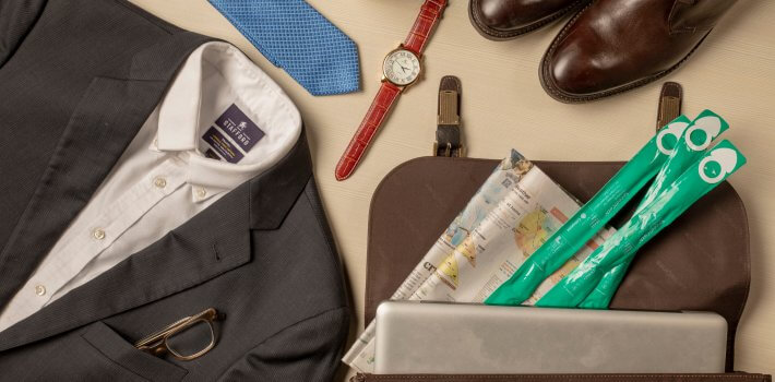 speedicath hydrophilic catheters in briefcase by suit